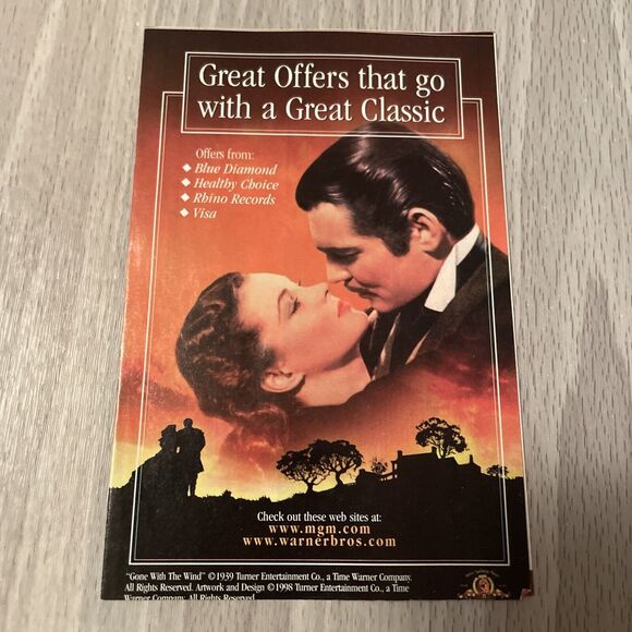 Gone With the Wind (VHS, 1998, Digitally Re-Mastered) - Picture 11 of 11